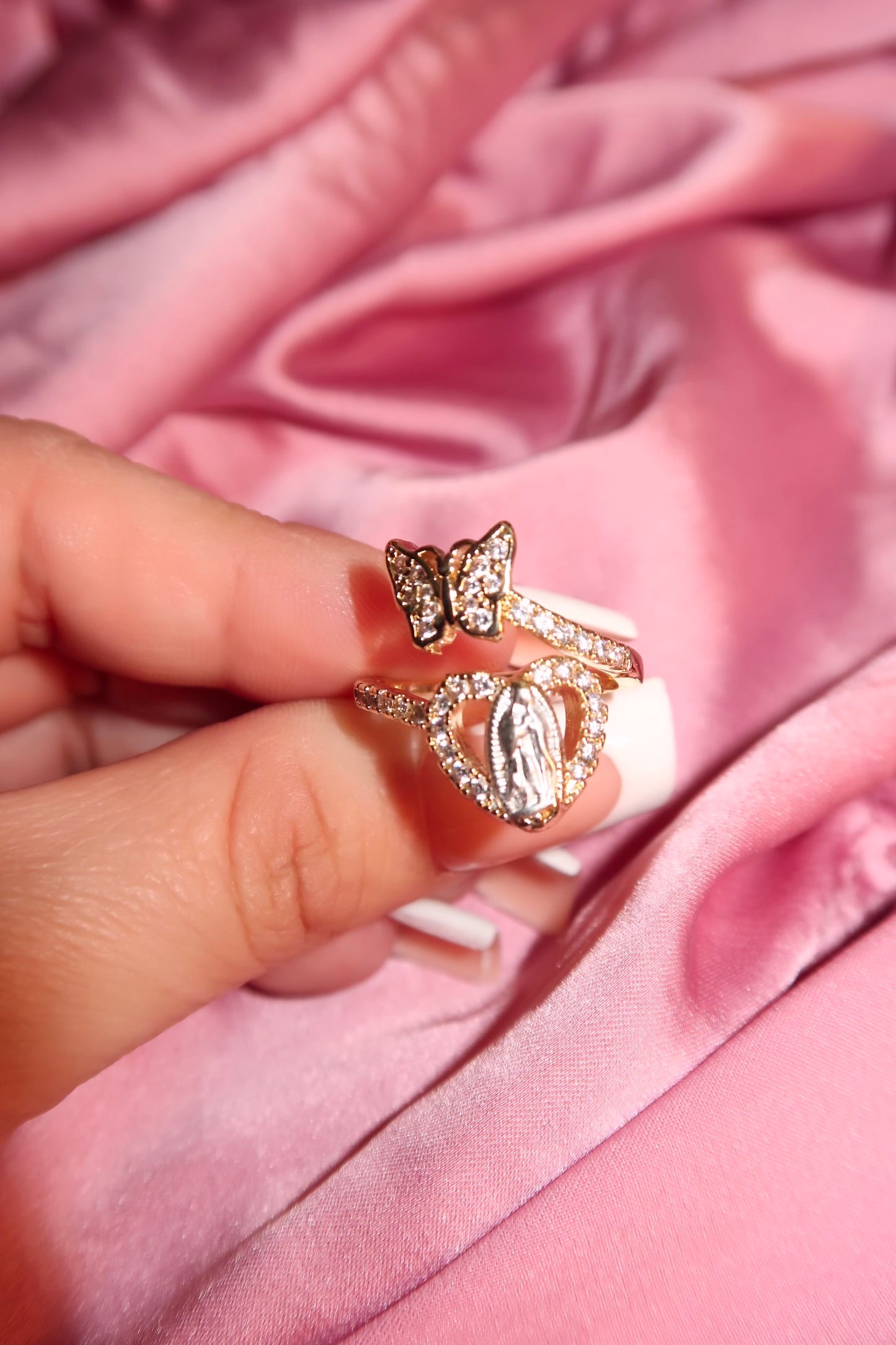 Adjustable Virgencita Ring