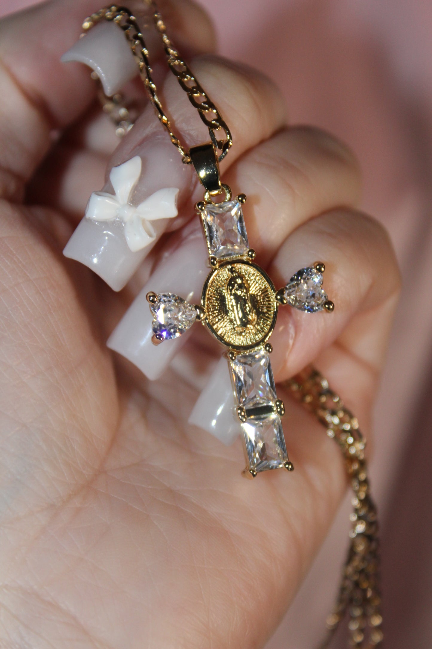 Silver Cross Virgencita