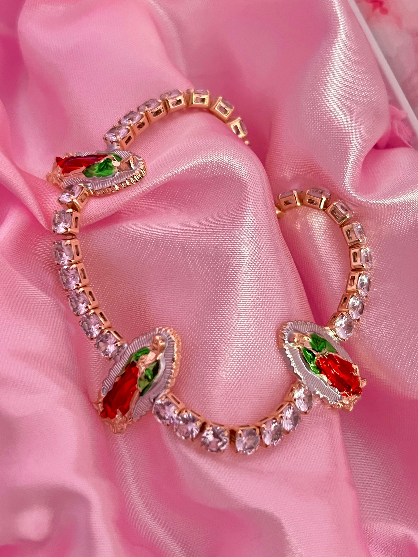 Diamond Virgencita Bracelet