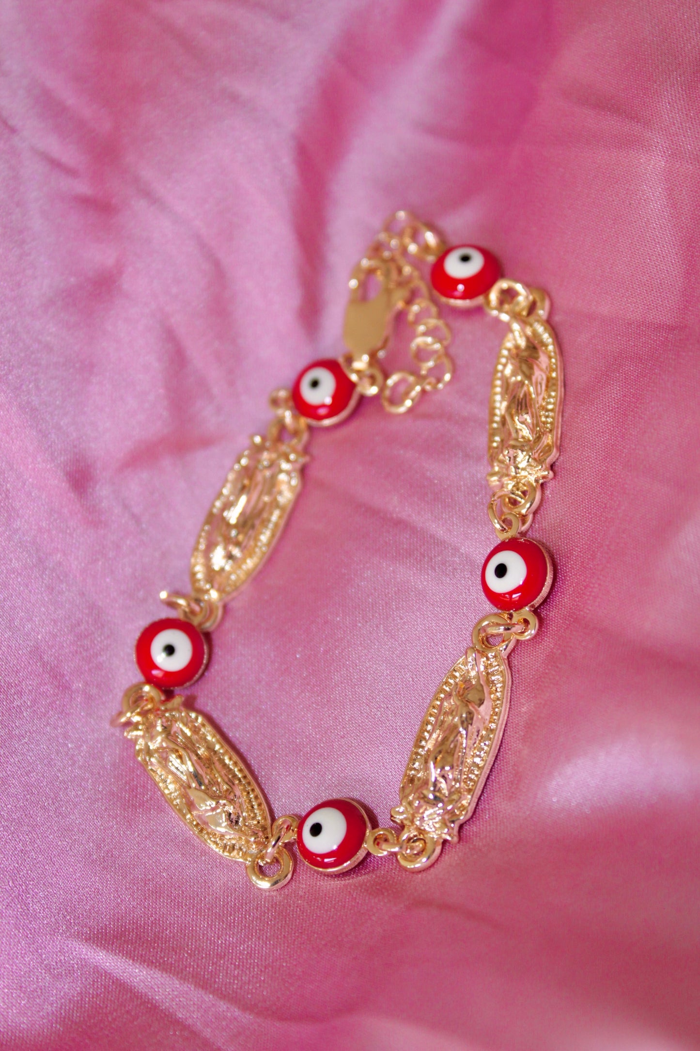 Evil eye & Guadalupe Bracelet