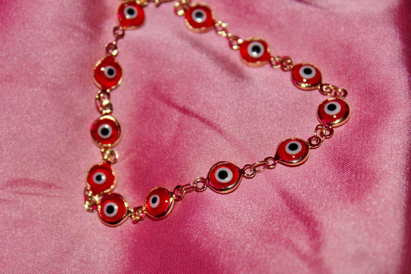 Red evil eye bracelet