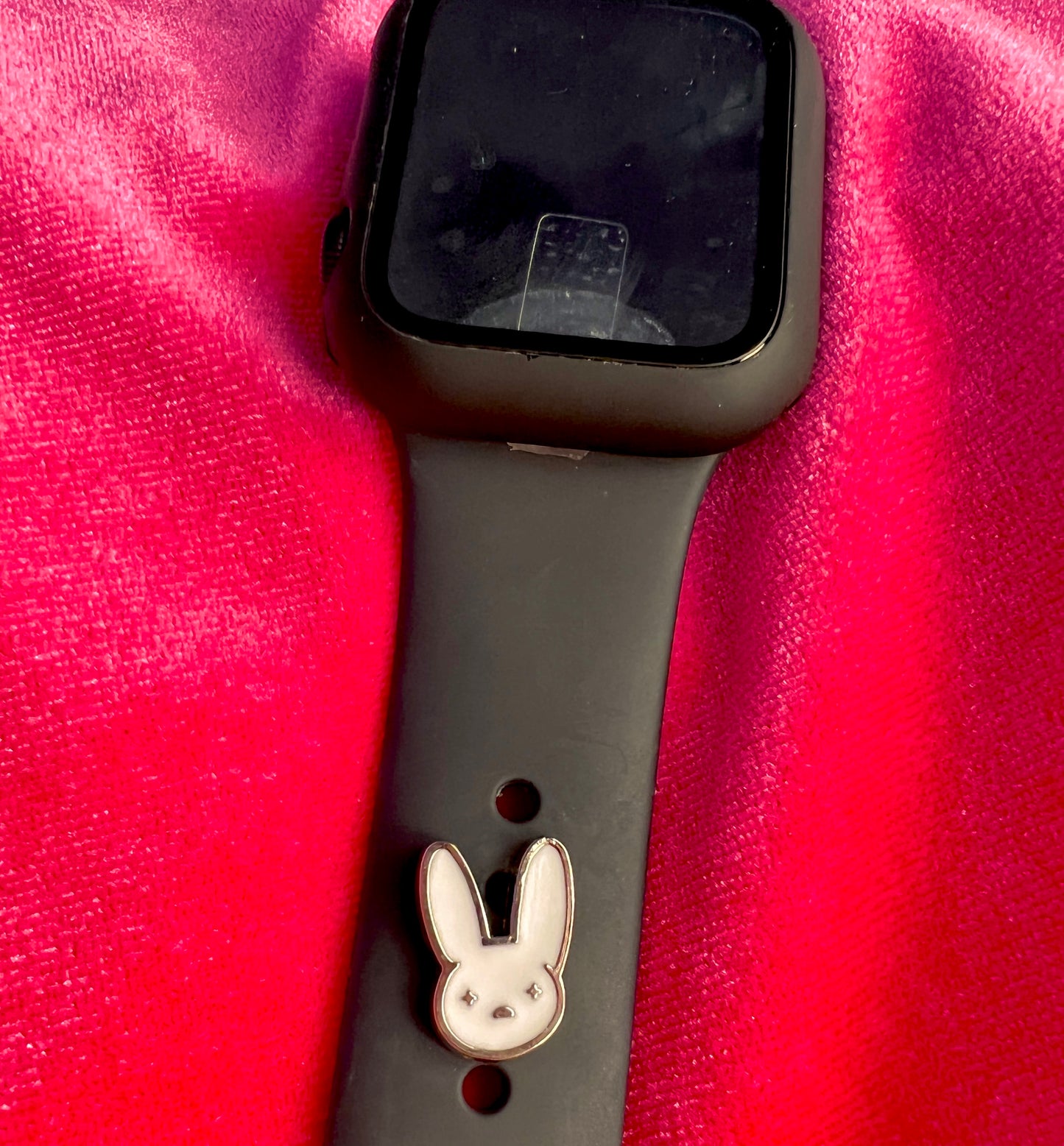 Bad bunny metal watch charm