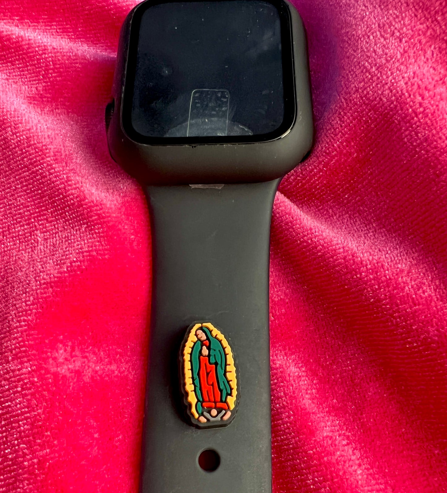 Virgencita watch charm