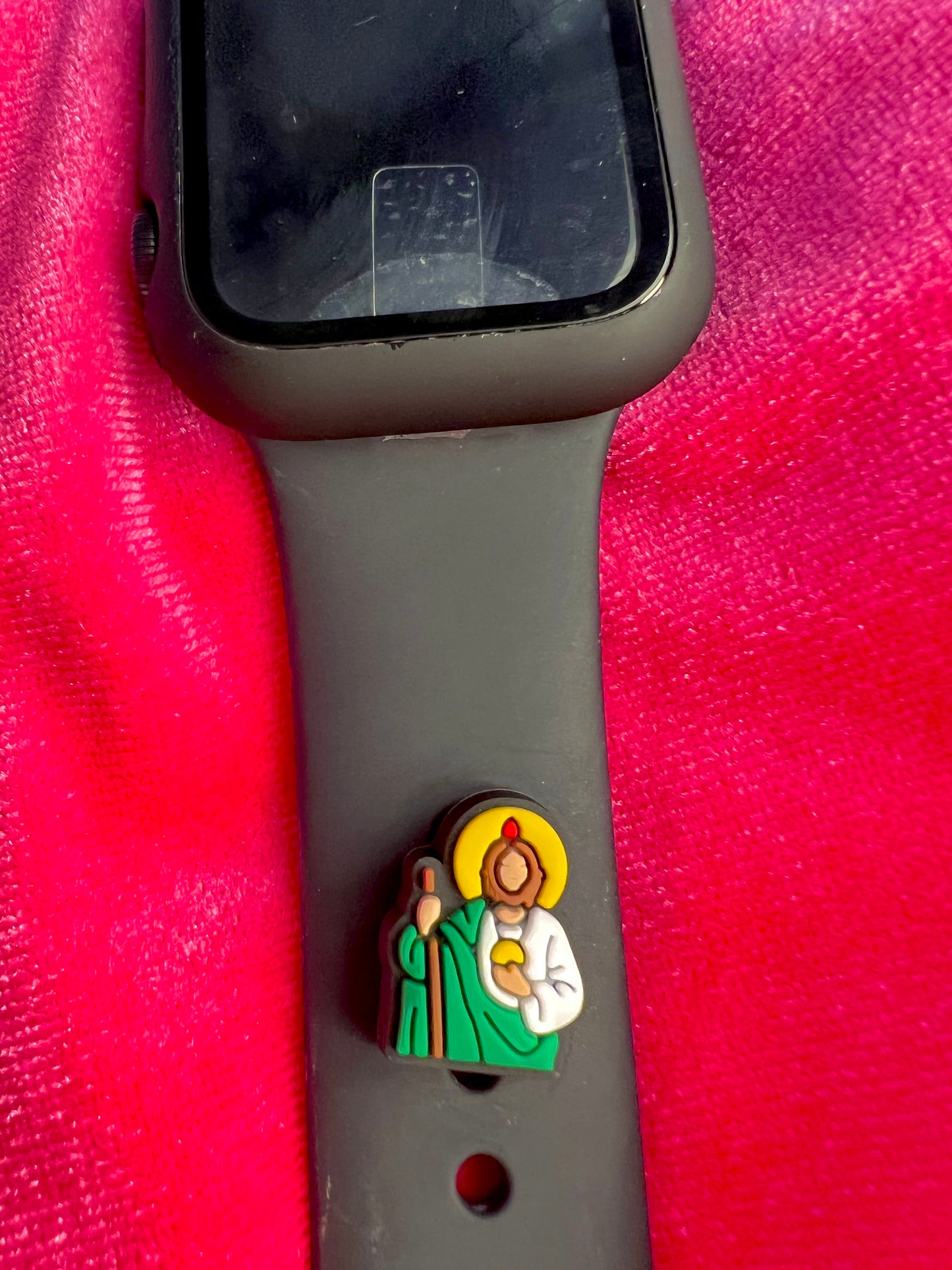 San judas watch charm