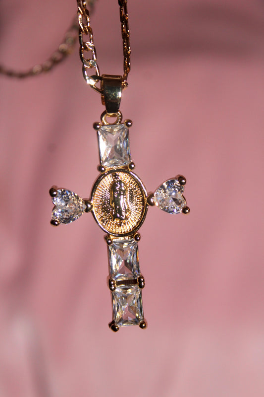 Silver Cross Virgencita