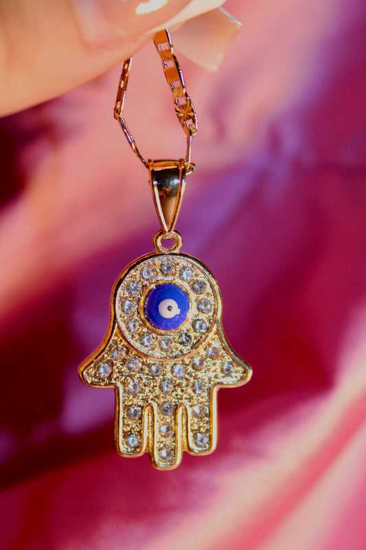 Blue evil eye