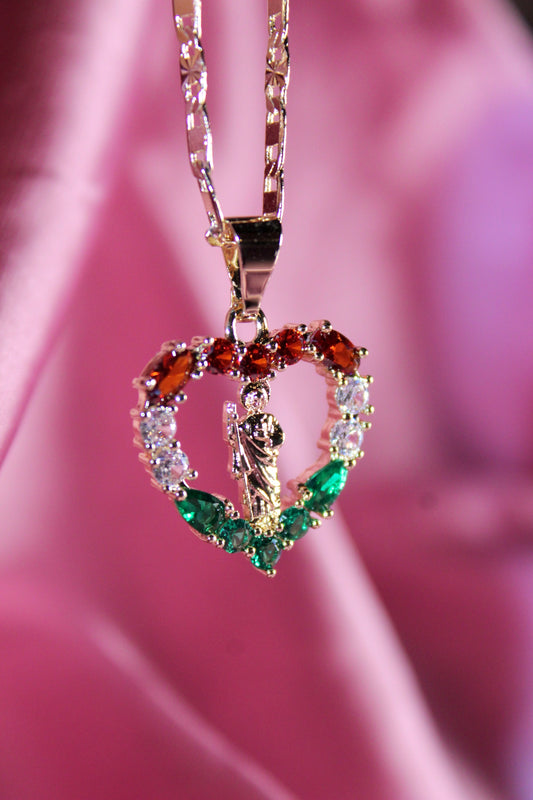 Mexico colors heart shaped San Judas
