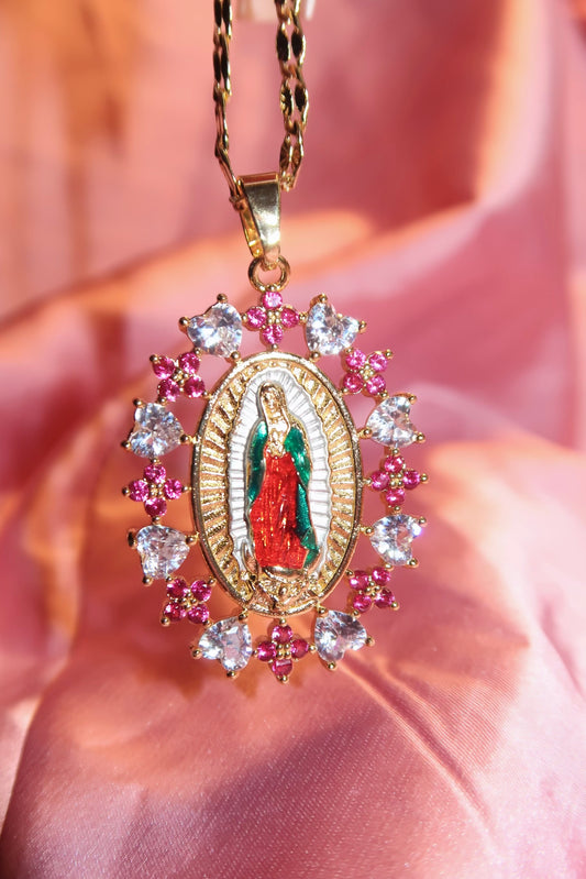 Pink/White Virgencita
