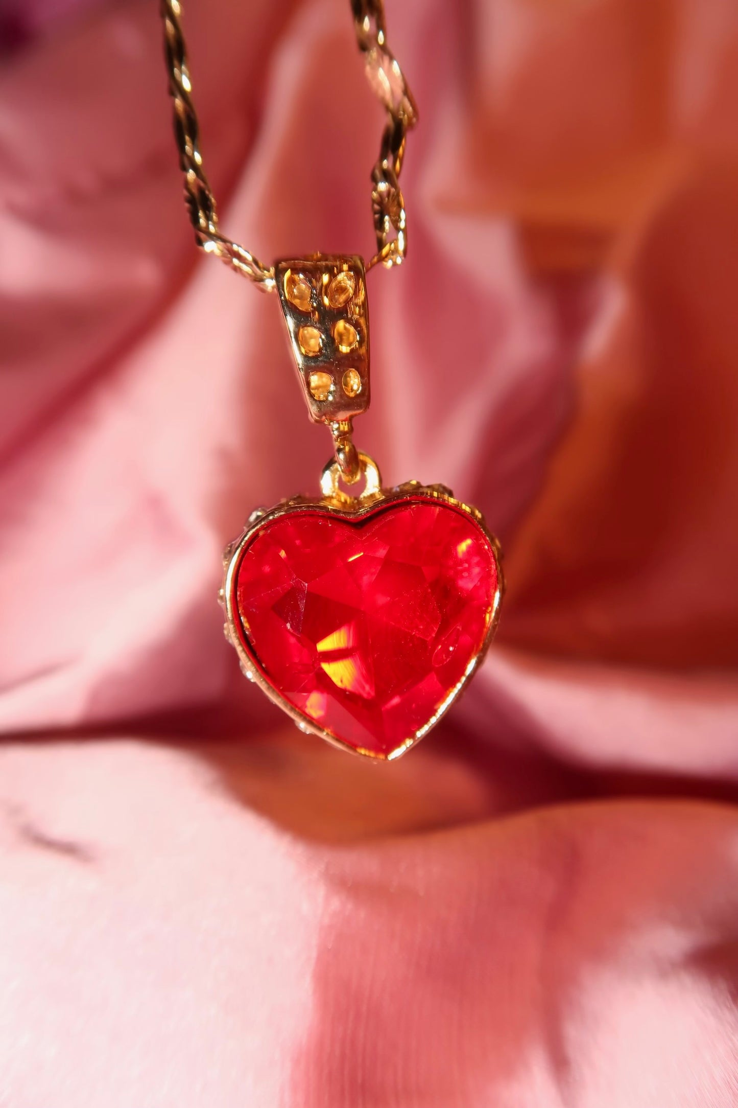 Heart shaped San Judas with Red heart
