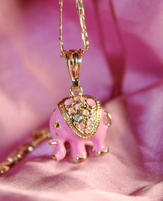 Pink Lucky Elephant