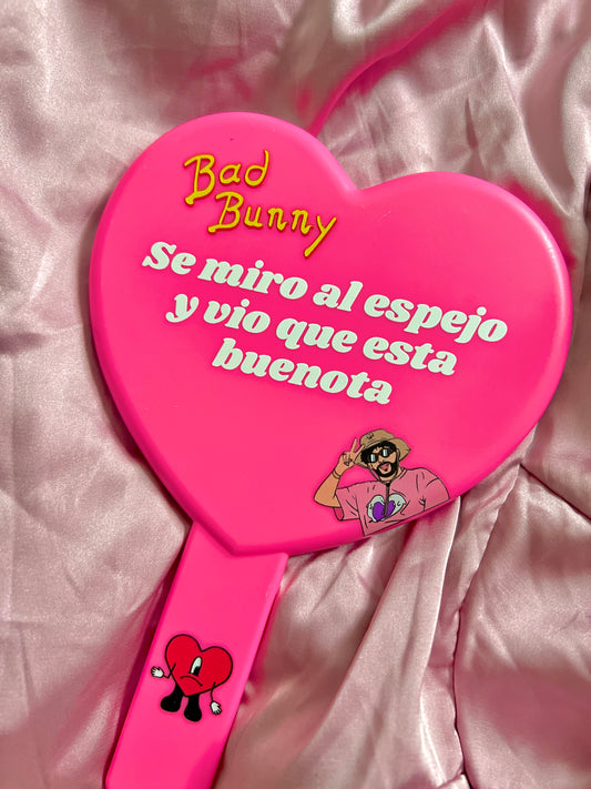 Bad Bunny Pink Mirror