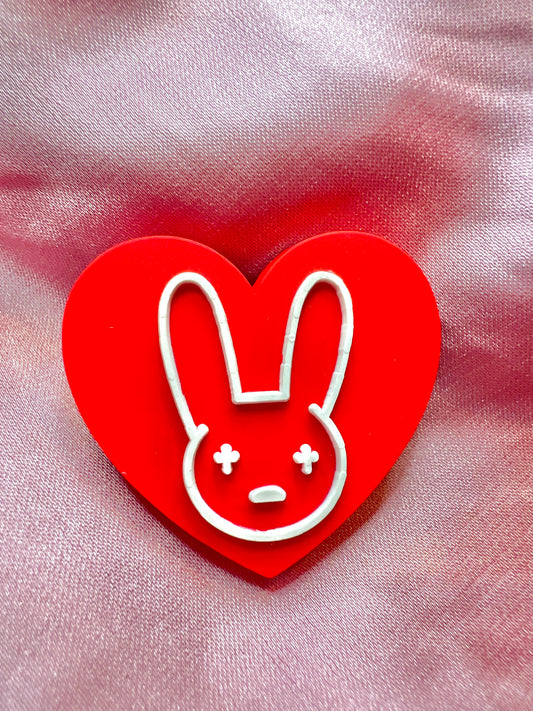 Bad Bunny Red Heart