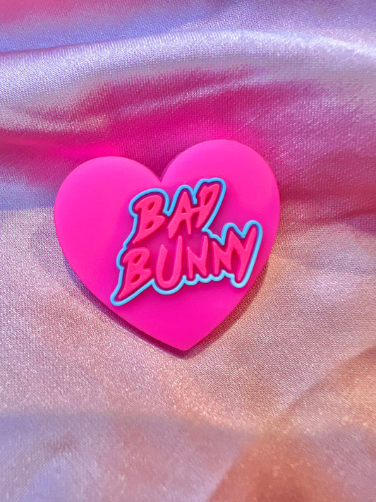 Pink Bad Bunny Heart