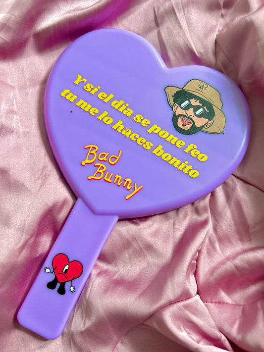 Bad Bunny Purple Mirror